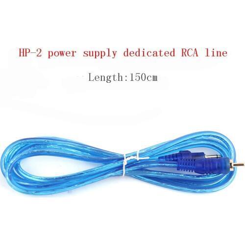 1.5m Blue Tattoo Power Supply Clip Cord Long Tattoos RCA Hook Line for HP-2 Tattoo power supply Tattoo Machine Kit