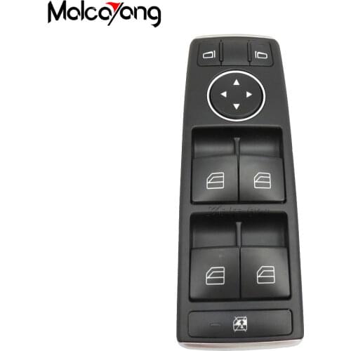 Front Left Window Switch Switching Unit Mirror Switch Control Panel Plastic for Mercedes for Benz C250 C300 C350 A2049055302