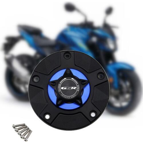 Gas Fuel Tank Cap for Suzuki GSR400 2006-2008 GSR600 GSR 750 600 400 250 Motorcycle CNC Quick Release Cover