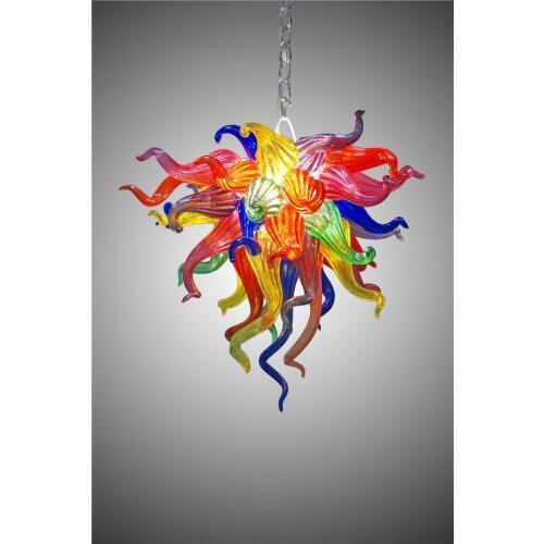 Unique Designed Hand Blown Murano Glass Chandeliers Flower Designed for KTV Decor