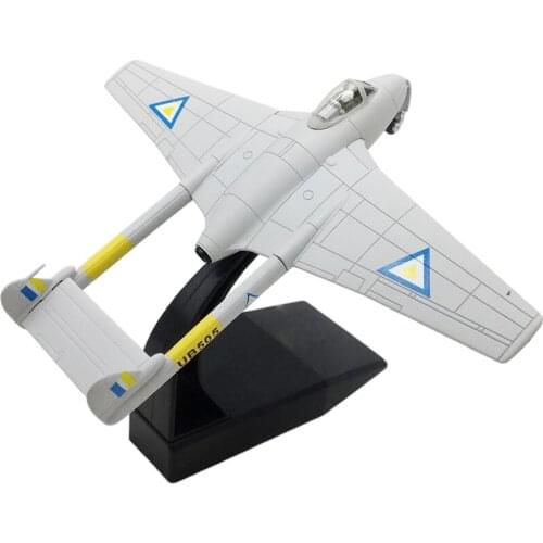 Metal 1:72 DH.115 T-55 Display Plane Air Fighter Model w/ Stand Office Bar Decor for Collection