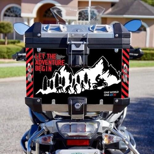 Motorcycle Reflective Decal Case Side Trunk for BMW R1200GS R1250GS Adventure Aluminum Box Decorative Sticker