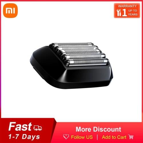 Original Xiaomi Mijia Electric Shaver Head MSWT501, Reciprocating five-blade head, Black Replacement Shaver Head for Men