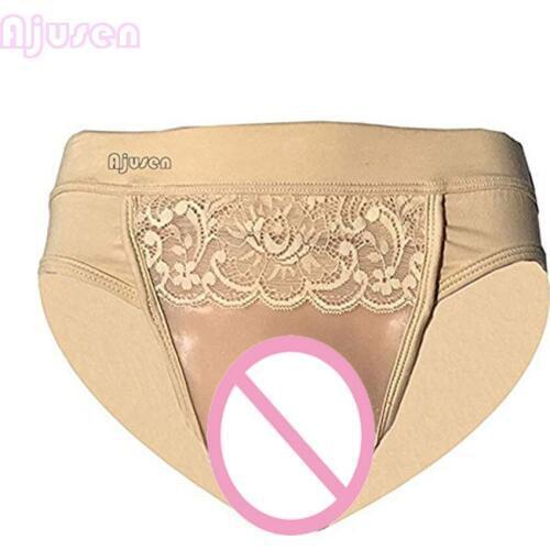 Realistic Fake Vagina Gaff Girls Vagina Panty Camel Toe Hiding Gaff Ajusen Cosplay Drag Queen Vagina Shapewear for Crossdresser