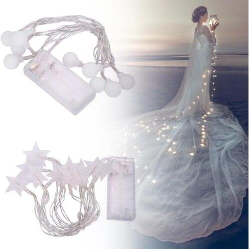 1.5M Lights Lamp Led Decor Decoration Decoration Decoration Wedding Lighting 10LED Light String Patio Christmas Tree