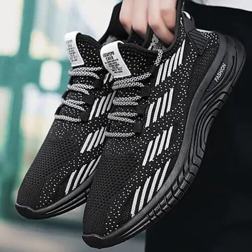 Men Shoes 2021 Mesh Breathable White Trendy Causal Men Original Casual Light Walking Big Size Man Tennis Shoe