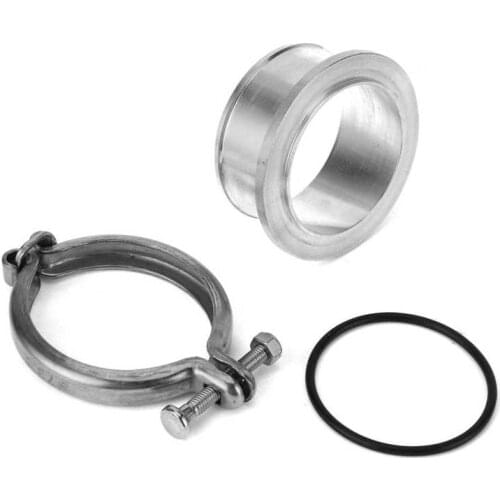 Turbo Compressor V-Band Flange Clamp Accessory Fit for Holset HX35 HX35W HX40W Turbo Aluminum Turbo Compressor Flange New