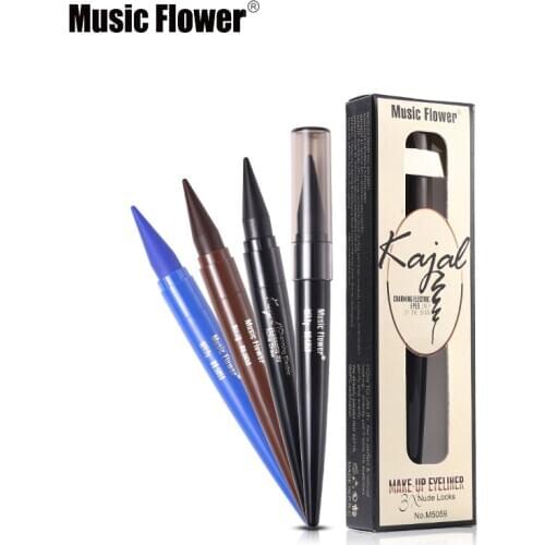1Pc Waterproof Eyeliner Black/Blue/Brown Matte Longlasting Eye Makeup Quick Drying Smudge-proof Eyeliner Pencil wholesale