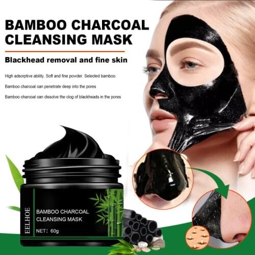 120/60g Blackhead Remover Masks Skin Care Bamboo Charcoal Against Black Dots Peel Off Cleansing Nose Pore Face Mask Cosmetics