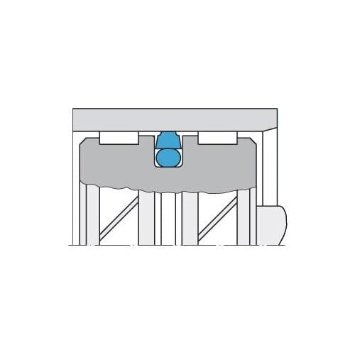139x160x8.1 Piston Buffer seal Glyd ring PTFE+40%Bronze+Molybdenum +NBR