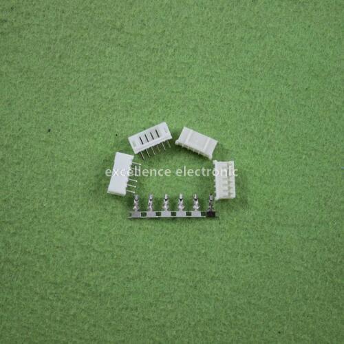 20 Sets, Micro JST 2.0 PH 6-Pin Connector plug Male ,Female, Crimps