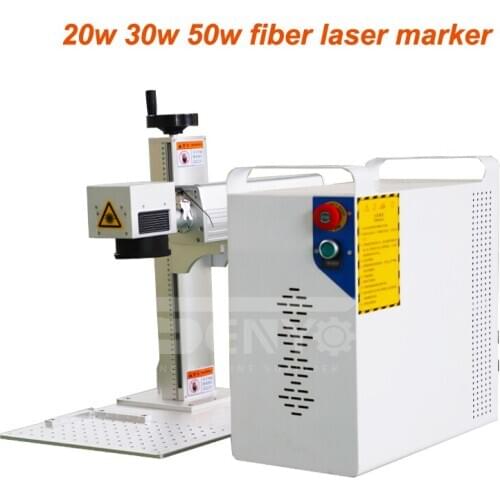 30W split fiber laser marking machine metal marking machine laser engraver machine Nameplate laser marking mach stainless steel