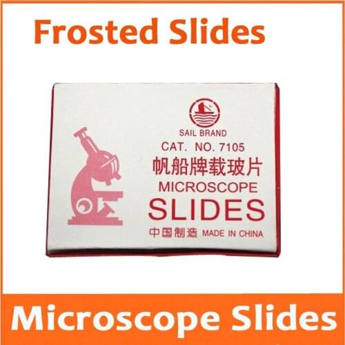50pcs Laboratory Educational Clear Microscope Blank Glass Slides for Medical School 25.4x76.2mm 1" x 3" with Ground Edges