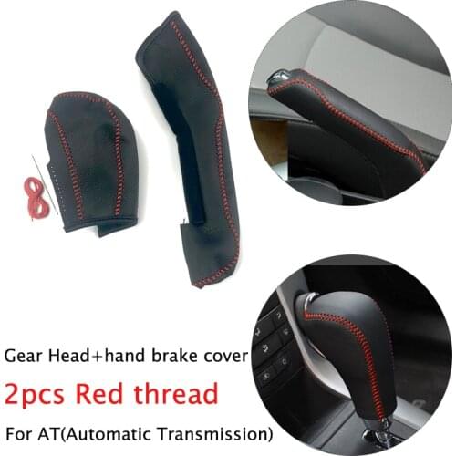 Car Styling Car Shift Leather Case Handbrake Holster Auto Decoration Accessories For Chevrolet Cruze AEVO Spark Sedan Hatchback