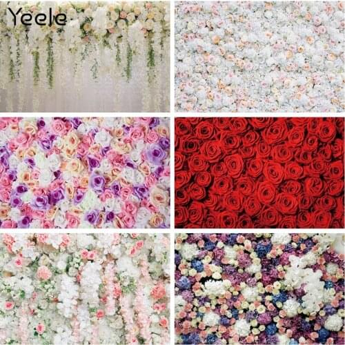 Yeele Wedding Flower decor banner Birthday Scene Personalized Photographic Backdrops Photography Backgrounds For Photo Studio