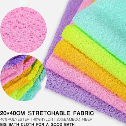 Bath Towel Pull Back Strap Wash Scrubbers Exfoliating Scrub Sponges New Bath Brushes Sponges Brush Body Sponge Bathroom Product
