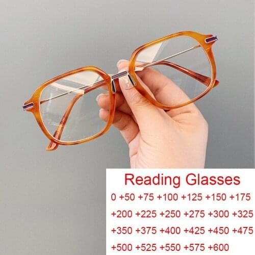 Brand Women Filter Harmful Blue Light Reading Computer Glasses Gentle Black Orange Glasses Frame Eyeglasses For Eyes Presbiopia