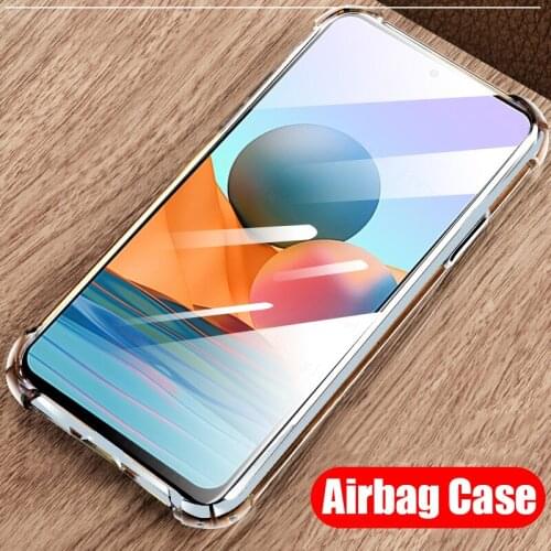 On Redmi Note 10 Pro Shockproof Back Case Cover on Redmi Note10 9 Pro Case Poco X3 Pro F3 M3 case Mi 11 Ultra Lite Pro 11i 10 T