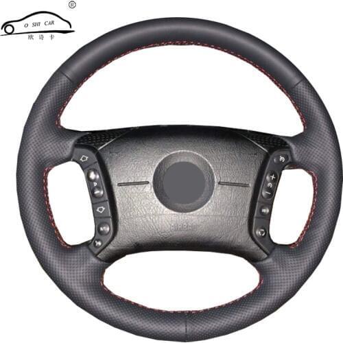 Genuine Leather car steering wheel Cover for BMW E46 318i 325i E39 E53 X5/Steering-Wheel Handlebar Braid