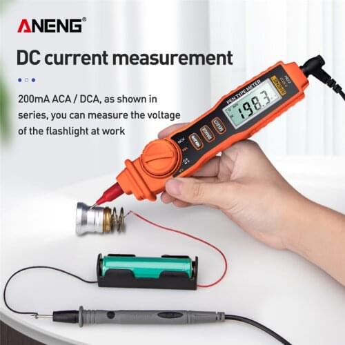 ANENG A3002 Digital Multimeter 2000 Counts Pen Type with Non Contact ACV/DCV Electric Handheld Tester