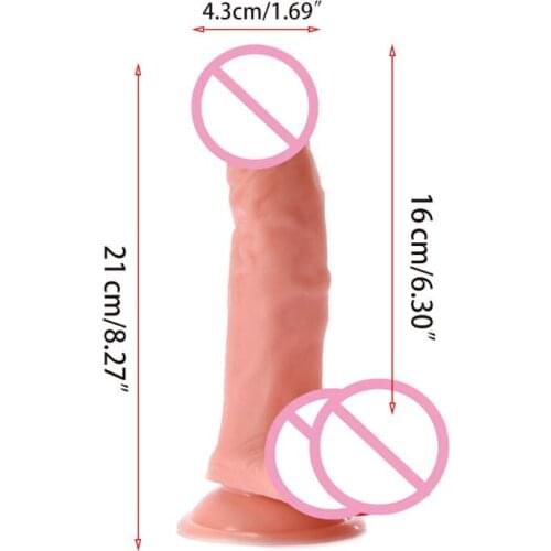 50LF Realistic Dildo Suction Cup Female G-spot Plug Sex Toys for Women Adult