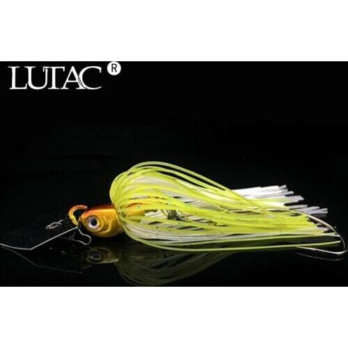 LUTAC Spinner Bait 10 14G Set Mixed Metal Lure Hard Fishing Lure Spinner Lure Spinnerbait Swivel Fish Tackle Wobbler Fishing