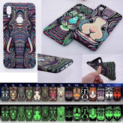 Luxo Animals Matte TPU Back Cover for Xiaomi Mi9 Redmi Note 7 Pro Note7 Colorful Luminous Soft Case