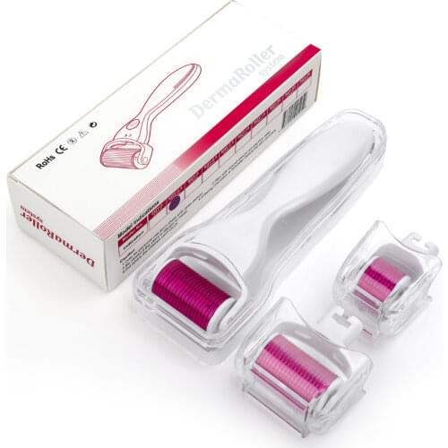 Deciniee Replaceable 0.25mm DR Roller Micro Needle Face Roller Massager Titanium Mezoroller Microneedle Massage Facial Skin Care