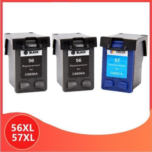 3Pack C6656a C6657a ink cartridge for hp 56 57 for hp56 for hp57 56XL 57XL Deskjet 450 450cbi 450ci 450wbt F4140 F4180 5150 5550