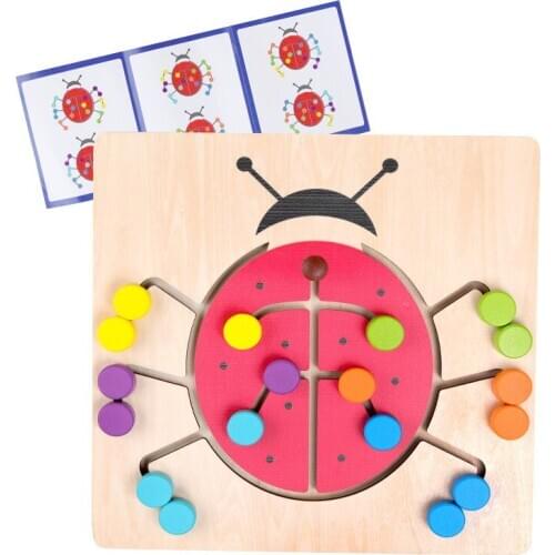 Montessori Maze Slide Jigsaw Puzzle Board Number Cognitive Board Wooden Toy for Children Early Childhood Education Toys