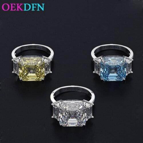 OEKDFN Rings With Cubic Zirkonia For Women