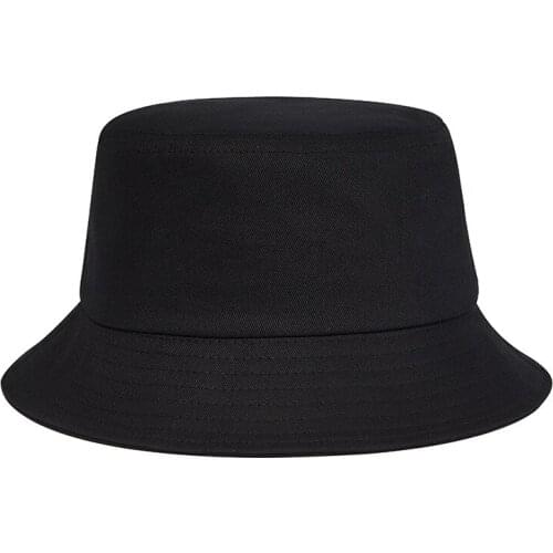 Bucket Hat Black Men Summer Beach Sun Protection Women Wide Brim Outdoor Fishing Holiday Accessory For Teenagers