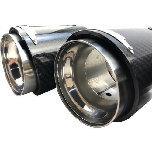 Suitable for mini R55 / R56 / R57F56 / F57 / F54 / F60 exhaust modified stainless steel carbon fiber tail throat
