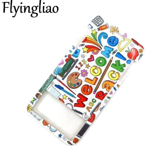 School Supplies Credit Card ID Holder Bag Student Women Travel Bank Bus Business Card Cover Badge Accessories Gifts