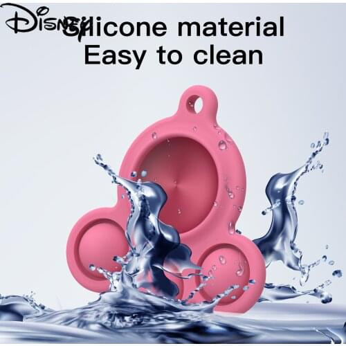 Disney Mickey Minnie for Airtag Apple Silicone Anti-lost Device Tracker Locator Storage Key Wall Bag Anti-drop Protective Case