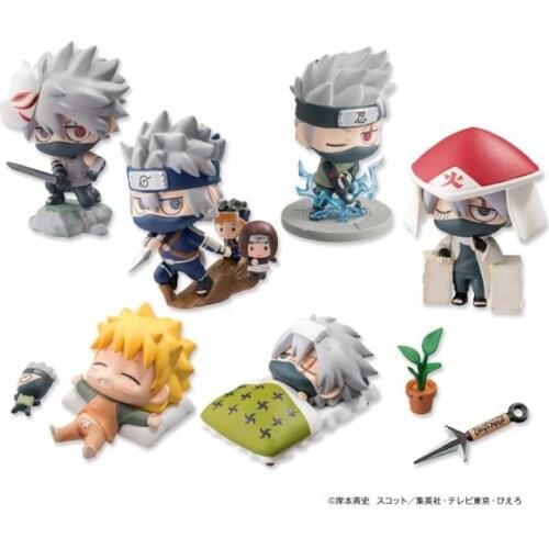 6pcs Boruto Shippuden Kakashi Hatake Special Set with Boruto action figure figurines statue kids XMAS gift T30