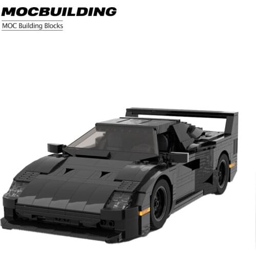 Sports Car Moc Static Italian Supercar Model DIY Building Blocks City Vehicle Kids Toy Kids Puzzle Gift 1431