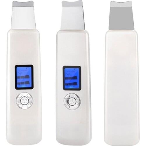 Skin Acne Ultrasonic Ultrasound Clean Skin Removal Scrubber Spa Massager Cleanser Peeling Face Tone Cleaning Lift
