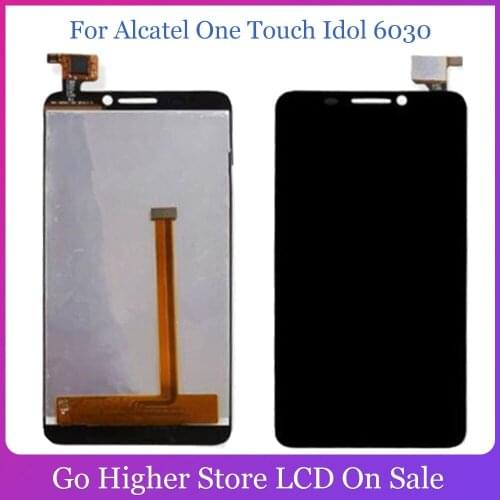 For Alcatel One Touch Idol 6030 LCD OT6030 OT6030A 6030A 6030D 6030X LCD Display Digitizer Screen Touch Glass Assembly + Tools