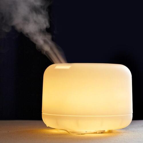 500ml LED Light Aroma Diffuser Ultrasonic Air Humidifier DC 24V Household Aromatherapy Essential Oil Diffuser EU US Plug