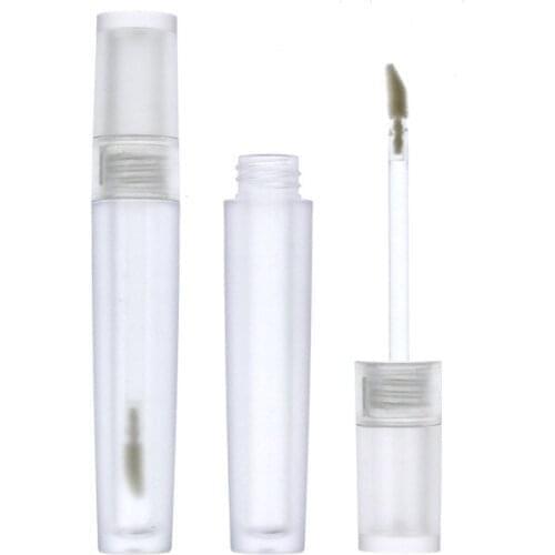 30Pieces 4.5ml Matte Empty Lip Gloss Tubes with Brush Tip Refillable Lip Glaze Lip Balm Bottles