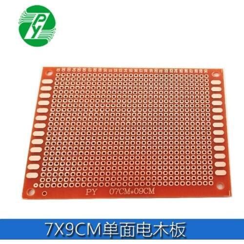 7x9CM Bakelite HB Rubber Board 1.2 Thick Universal Board Universal Circuit Experimental Board Hole Porous Board