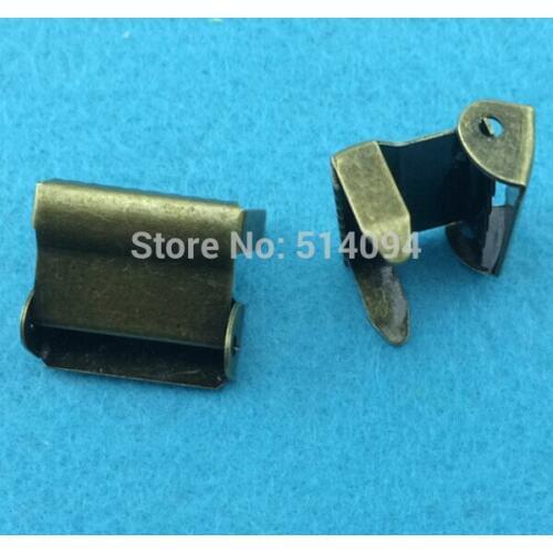 Sewing metal accessories Bronze Garment buckles Suspenders adjustment Sewing material 50 pcs/lot 20mm 0.8