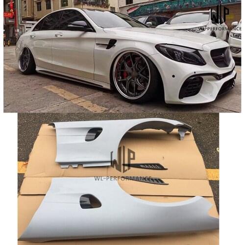 AMG GT R Style High Quality FRP + Carbon Fiber Front Fenders Car Styling For Mercedes-Benz AMG GT R Style Car Body Kit