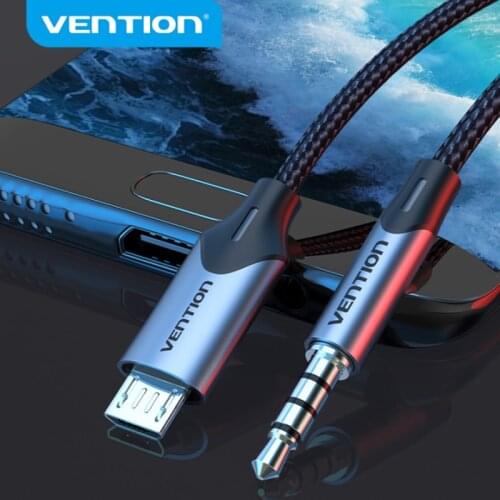 Vention Micro USB to 3.5mm Aux Headphone 3.5 Jack Adapter Audio Cable for Samsung Xiaomi LG Android HTC audio cable