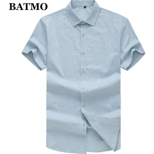 Мужские рубашки с коротким рукавом Batmo China At AliExpress
