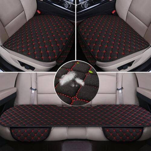 Nature Flax car seat cover car chair protector Universal Seat Cover Cushion Pad Mat auto interior accessories set car styling