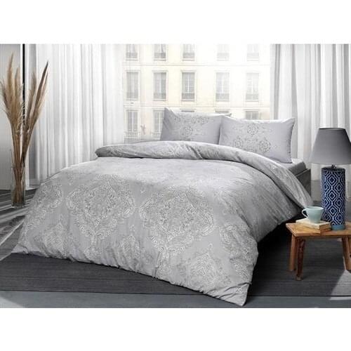 Crown Ranforce Double Personality Duvet cover set Mirabel Gray