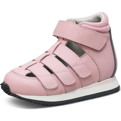 Kids Shoes Demin Season Children Genuine Leather Sandals For 2 To 12Years Girls Boys Toddler Luxury Orthopedic Arch Footwear