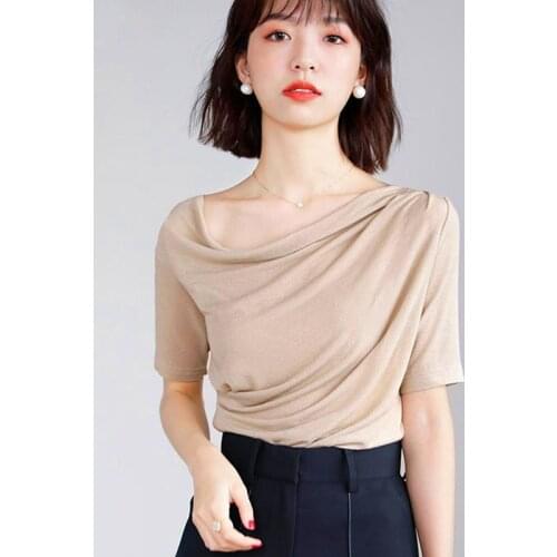 Elegant Office lady slim sexy Knitted Modal Cotton shirts,candy color plus size M-7XL streetwear dance blouse tops 5XL 6XL